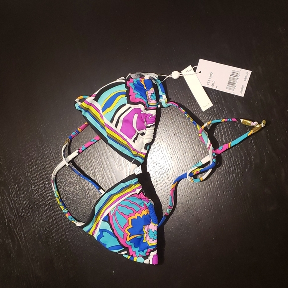 NWT! Trina Turk Mandalay tri bra bikini top 4 - Picture 1 of 4